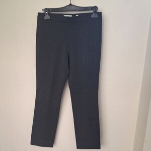 VINCE Stretch Tapered Crop Leg Charcoal Grey Pants - Size 10
